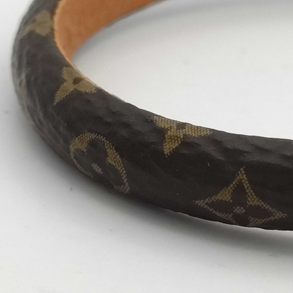 LOUIS VUITTON Brown Monogram Charm Bracelet - Picture 7 of 10
